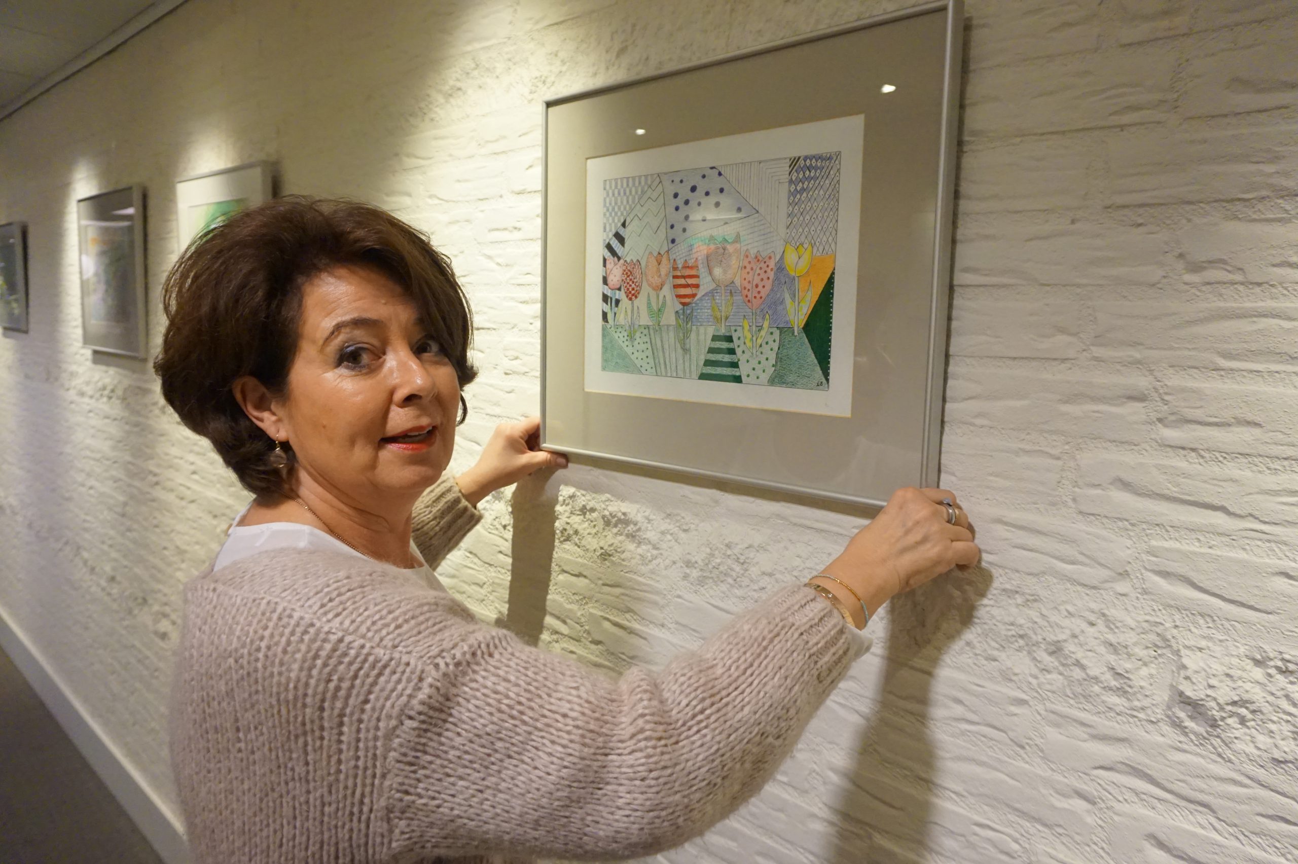 “Met iedere penseelstreek groeit het kunstwerk”